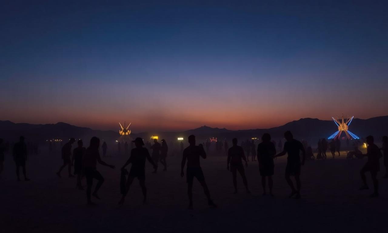 Acid Pauli & Nico Stojan on the playa